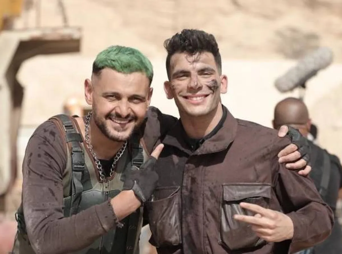 أحمد سيد زيزو مع رامز جلال - صورة من حساب رامز على فيس بوك