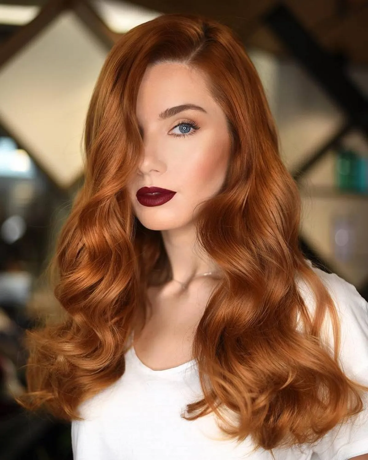 صبغات شعر نحاسي