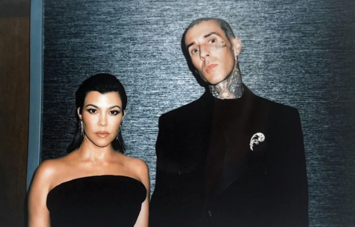 ترافيس باركر - وكورتني كارداشيان - الصورة من حساب ترافيس على إنستغرام