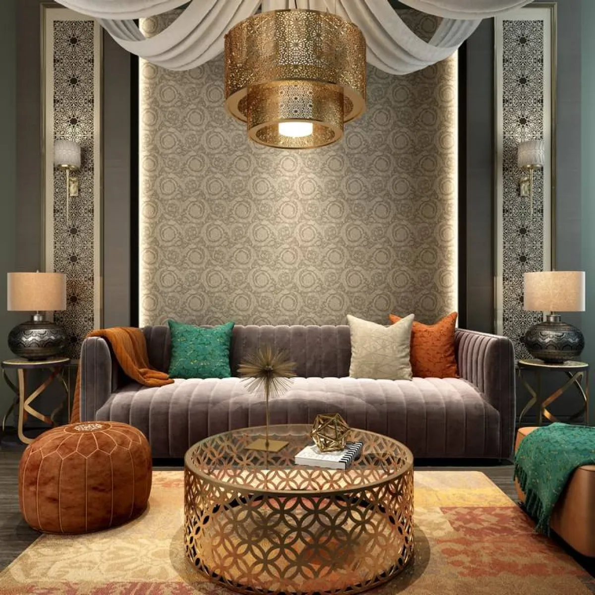 ألوان الفضة والذهب والبرونز لافتة في إكسسوارات التزيين الخاصّة بالعيد (الصورة من شركة سيدار العالميّة)