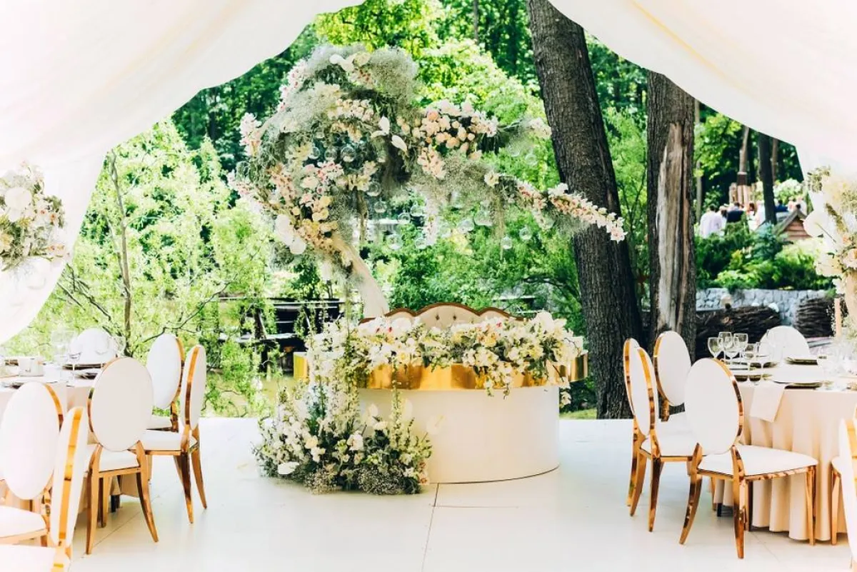 ديكورات حفلات الزفاف 