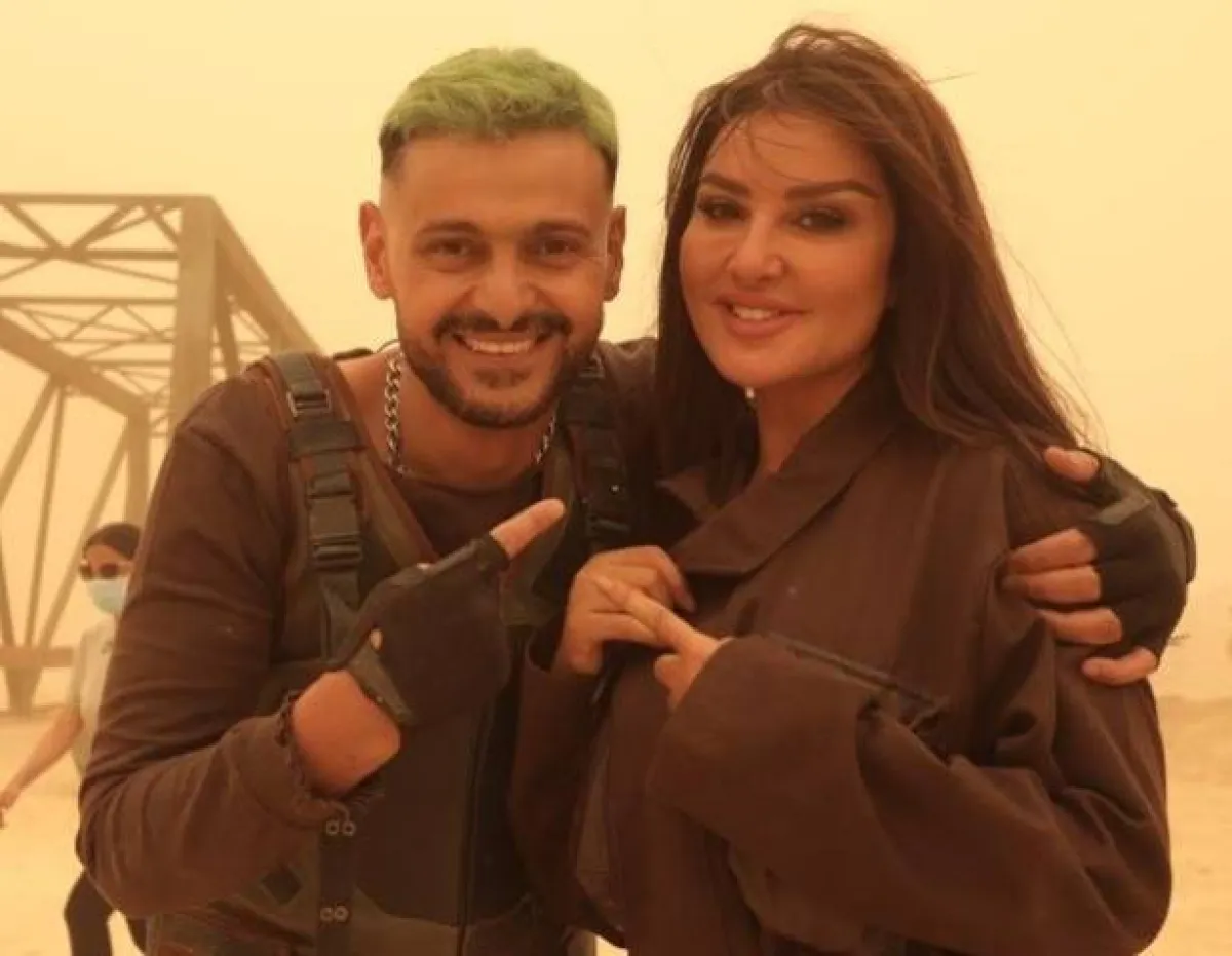 ميساء مغربي مع رامز جلال - الصورة من حساب رامز على فيس بوك