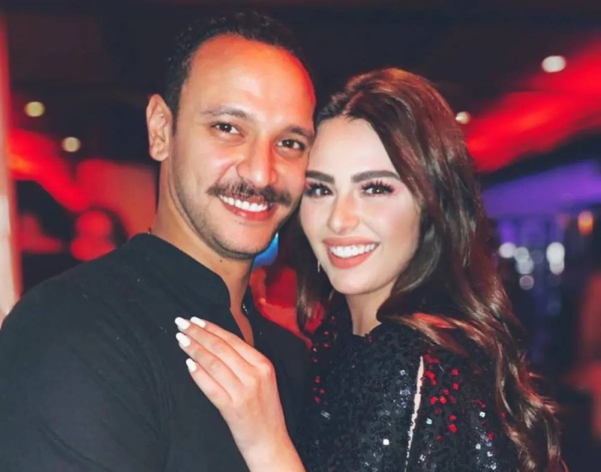 هنادي مهنا وزوجها أحمد خالد صالح - الصورة من حسابها على انستغرام