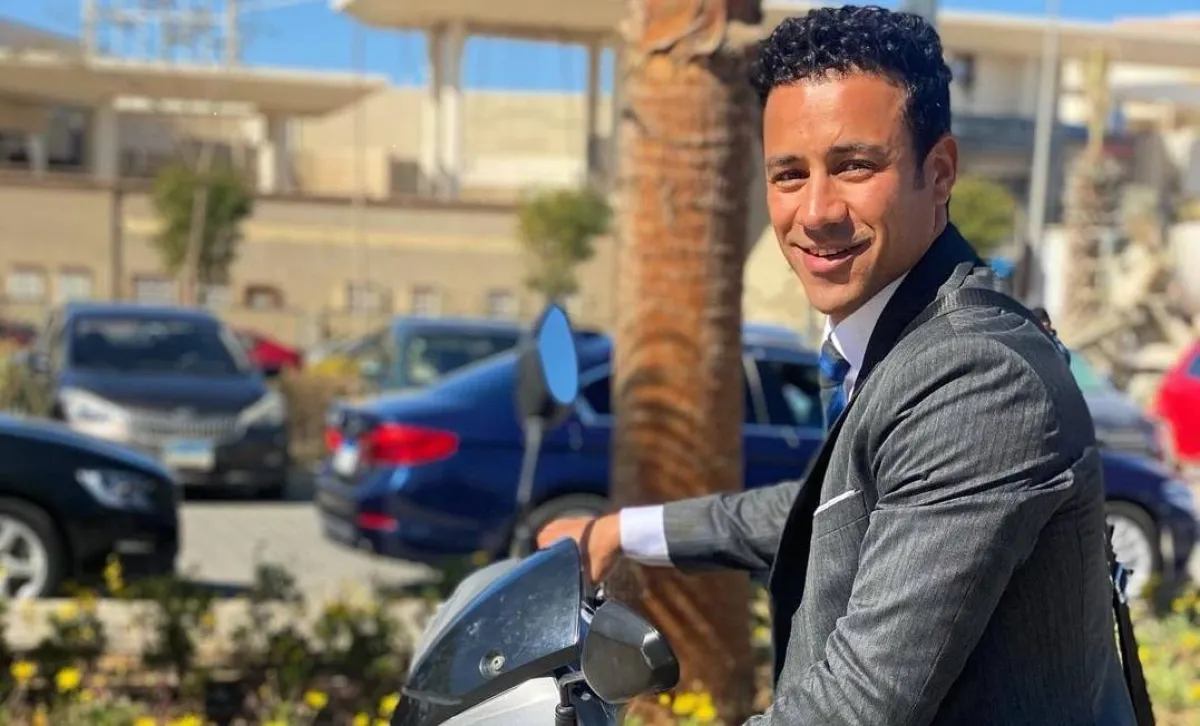 أحمد داود من كواليس مسلسل " سوتس بالعربي" - صوة من صفحة الفنان أحمد داود على موقع " انستغرام"