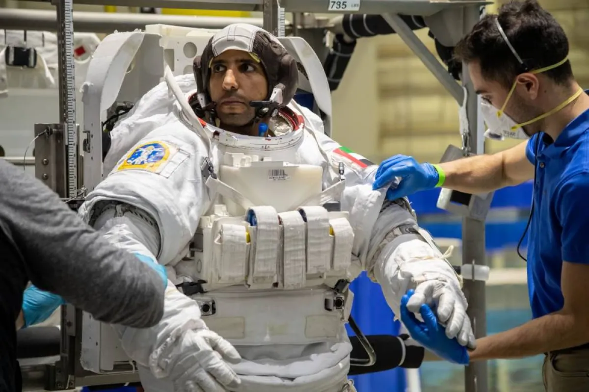 الإمارات سترسل أول رائد فضاء عربي لمهمة طويلة. الصورة من "وام"