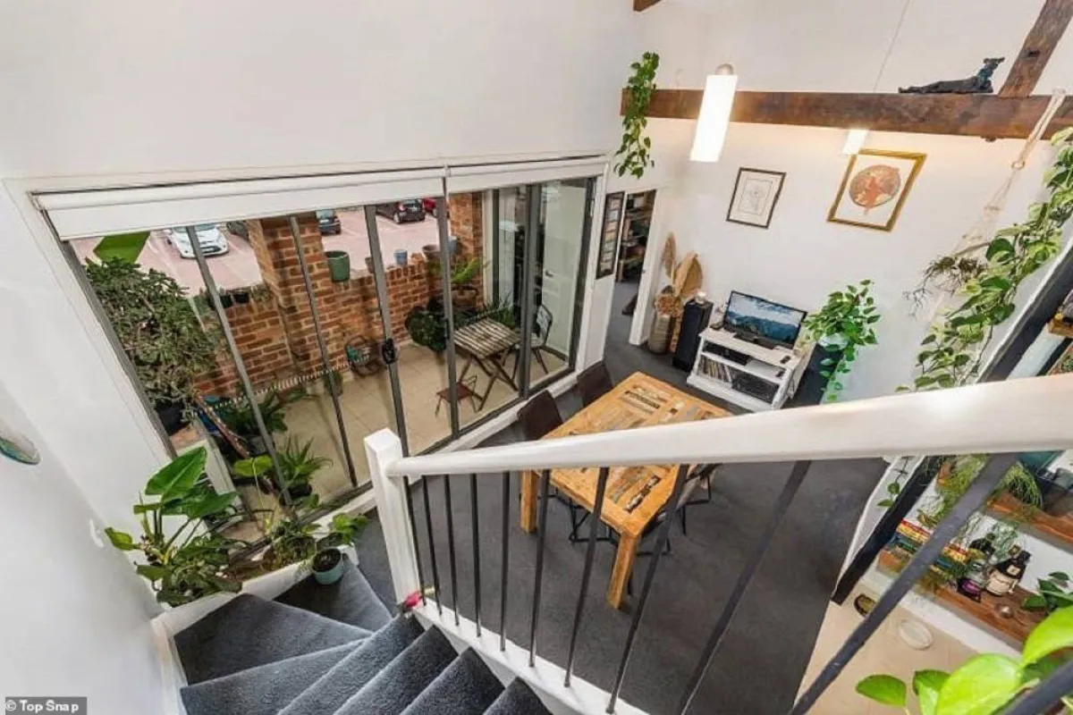 صورة مصنع الطوب من الداخل بعد تحويله لمنزل عصري