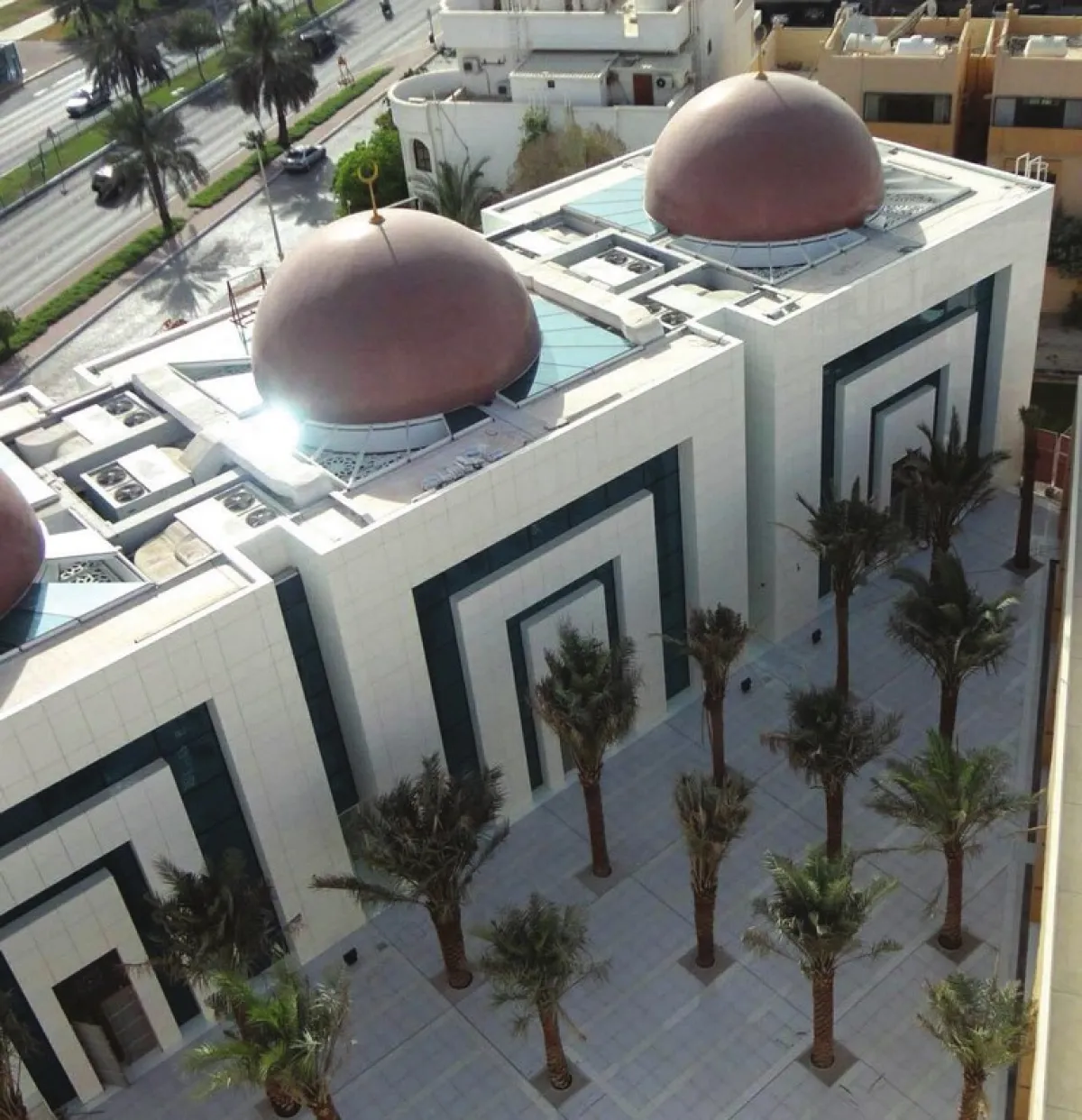 صورة لمسجد الرضوان في أبوظبي