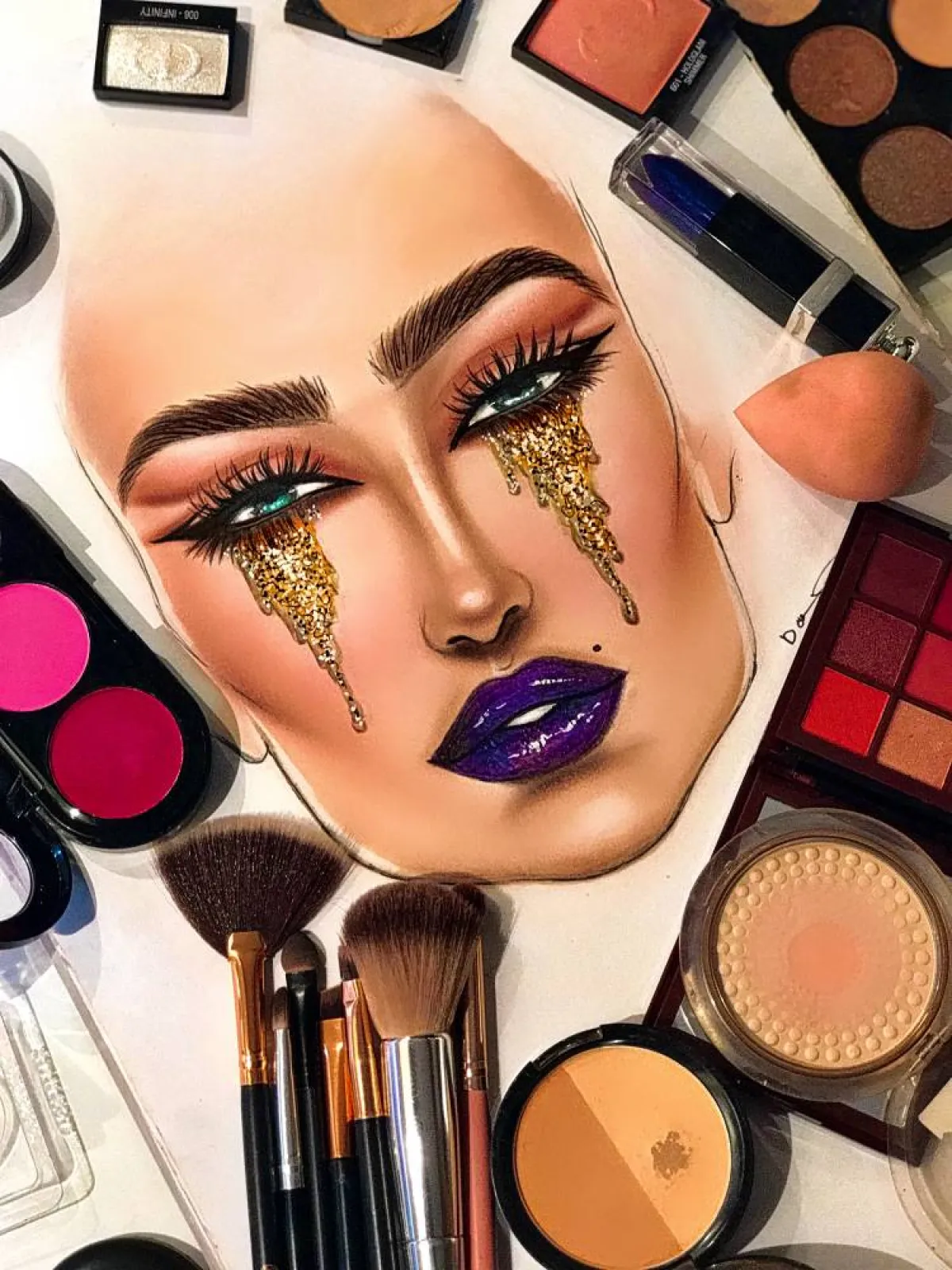 لوحة الدموع الذهبية