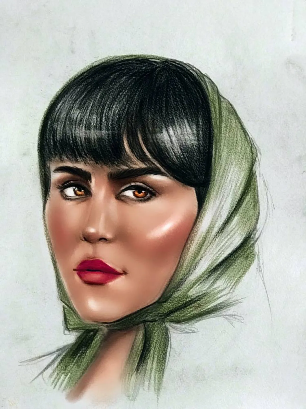 لوحة الأزياء القديمة للفنان محمد دافنشي