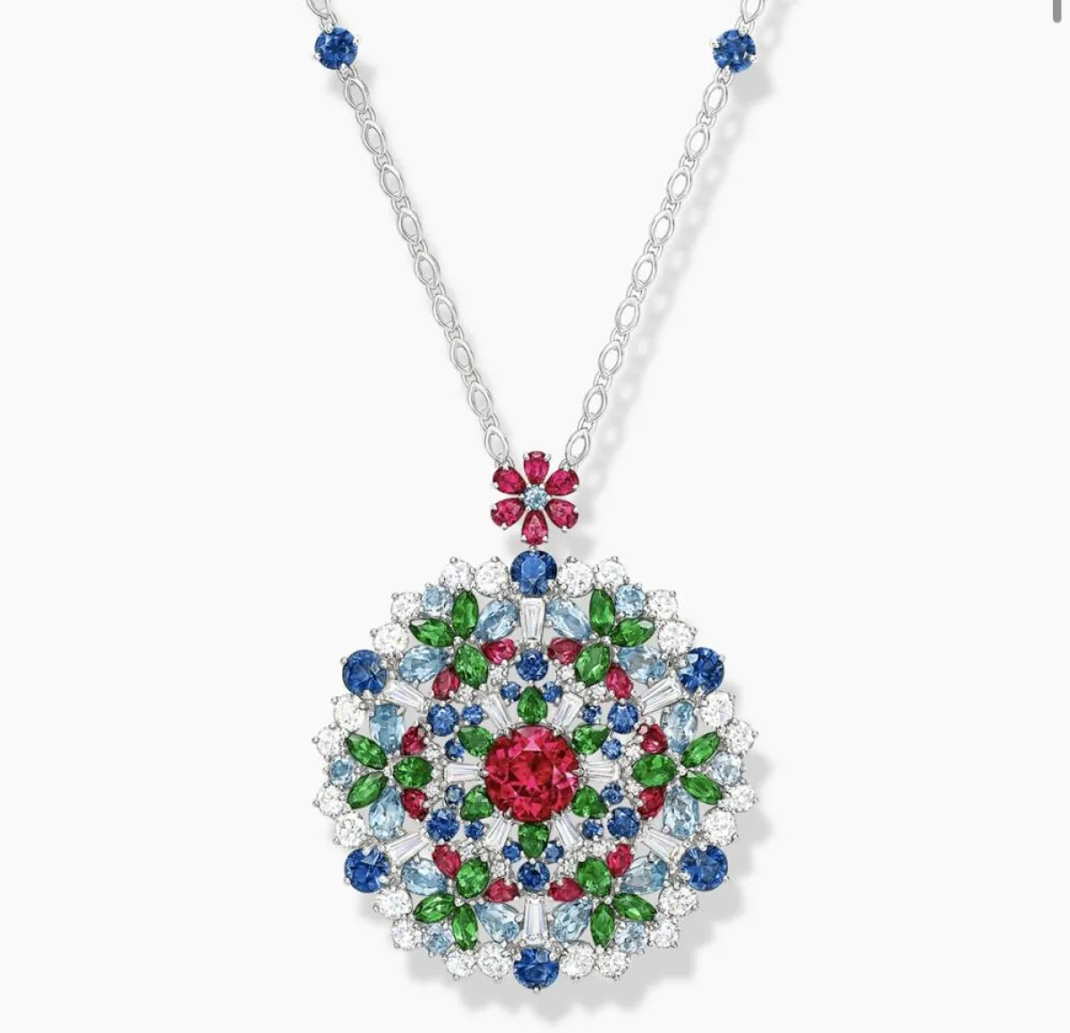 قلادة وينستون كالايدوسكوب من هاري وينستون Harry Winston