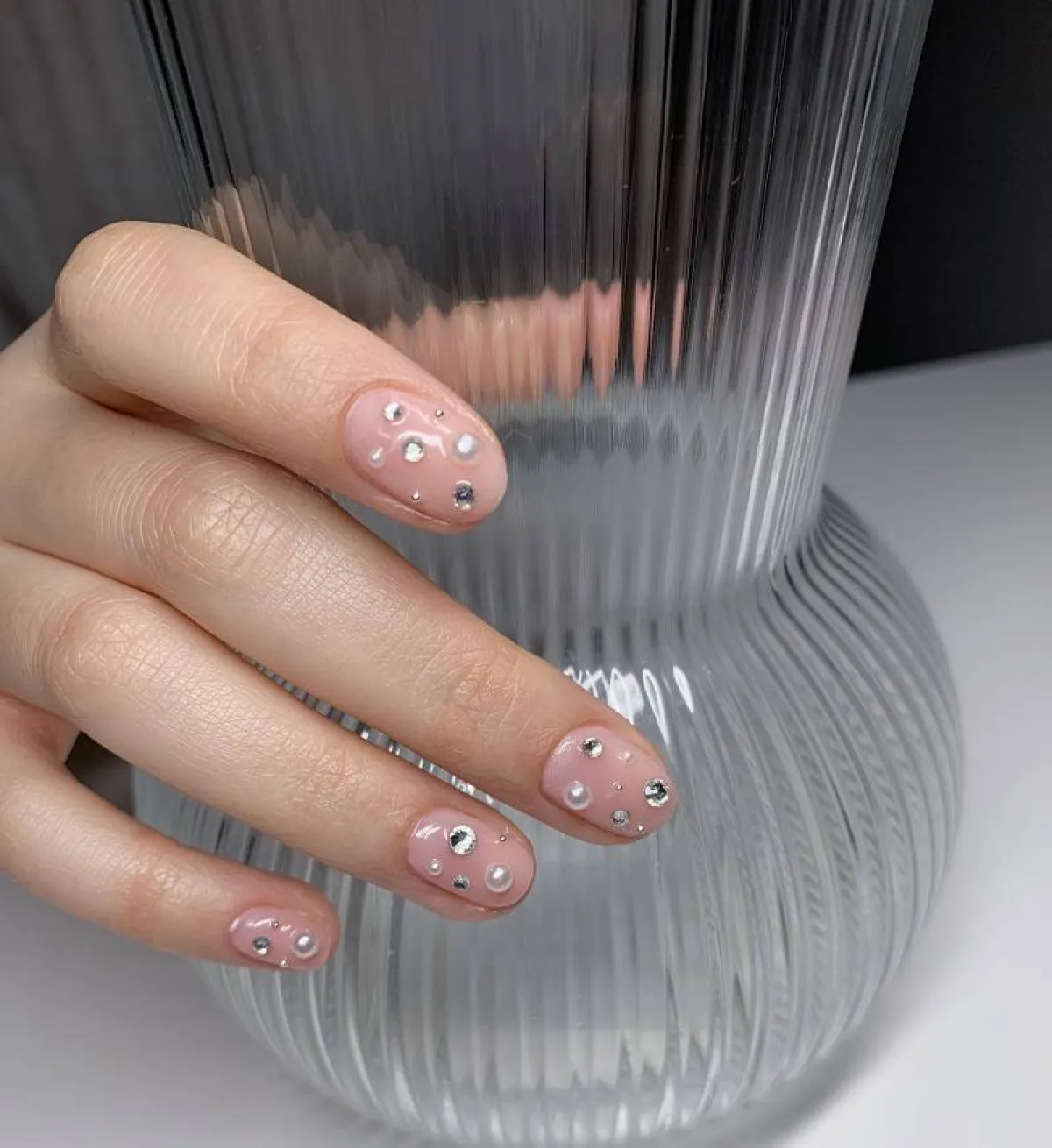 مناكير  الكريستال 