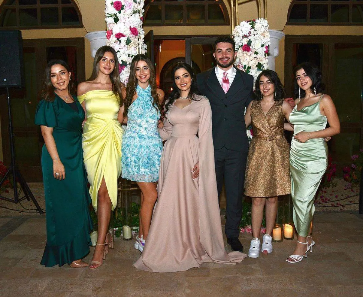 الحضور في حفل خطوبة نبيلة الشاعري - الصورة من حسابها على إنستغرام