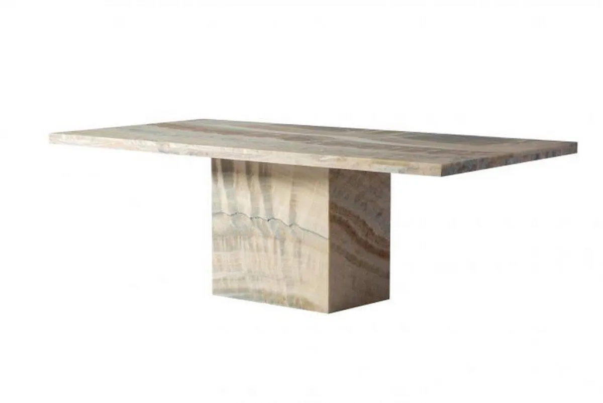 طاولة الطعام الرخامية "تولوز أونيكس"  