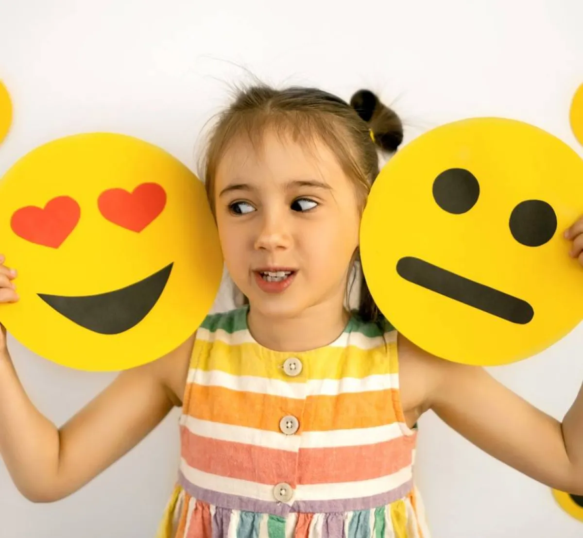 صورة لطفلة مزاجية