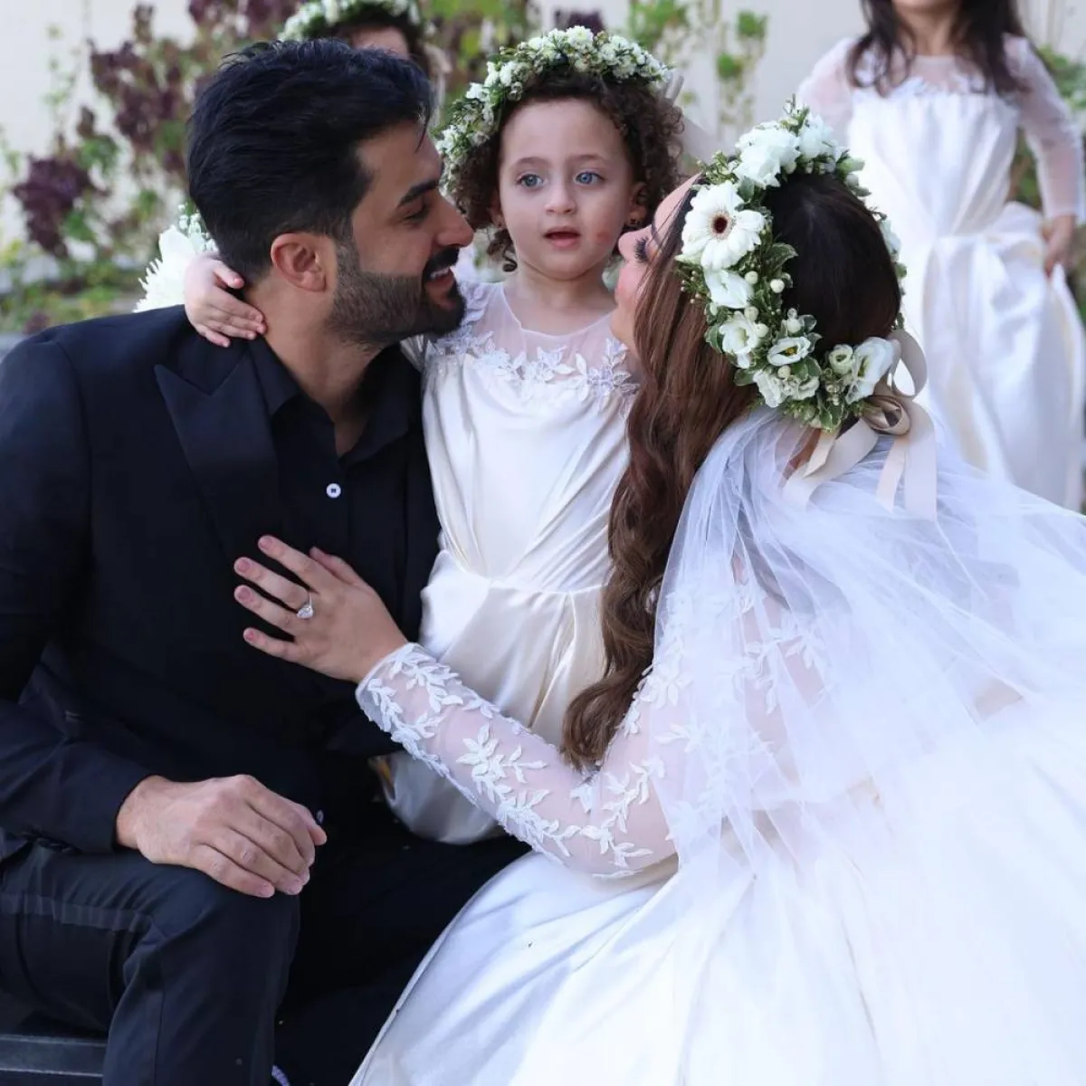 الدكتورة خلود وزوجها مع ابنتها - الصورة من حسابها على إنستغرام