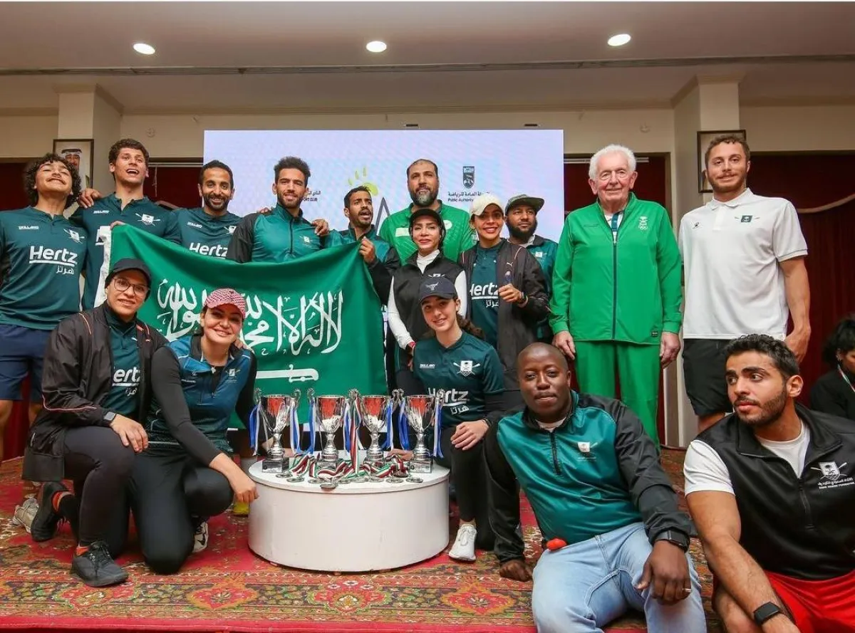 المنتخب السعودي للتجديف- الصورة من حساب شيرين أبو الحسن على إنستجرام