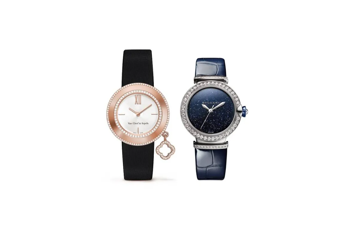 ساعات بأقراص الماس 2022