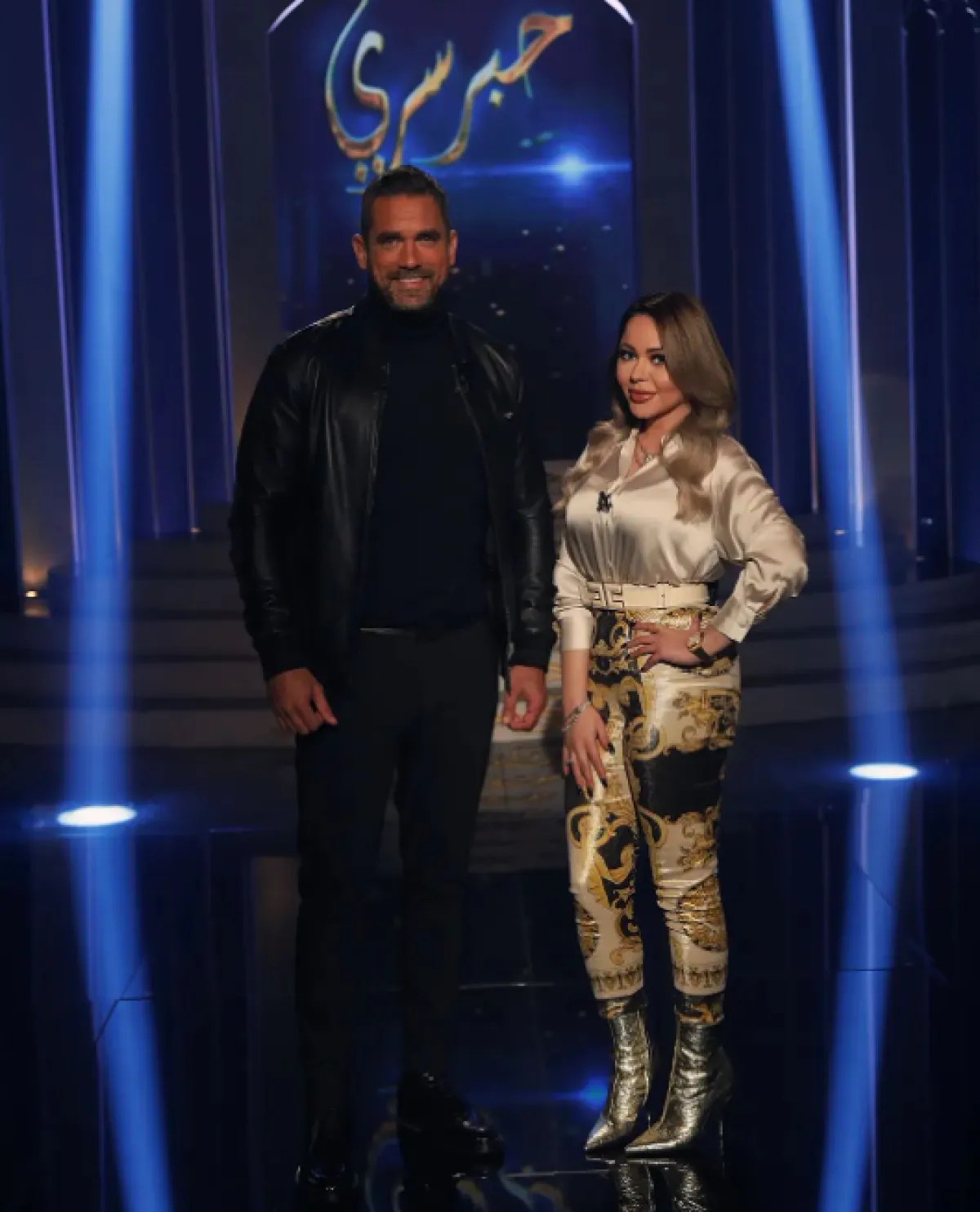 أمير كرارة والإعلامية أسما إبراهيم - الصورة من حسابها على انستغرام