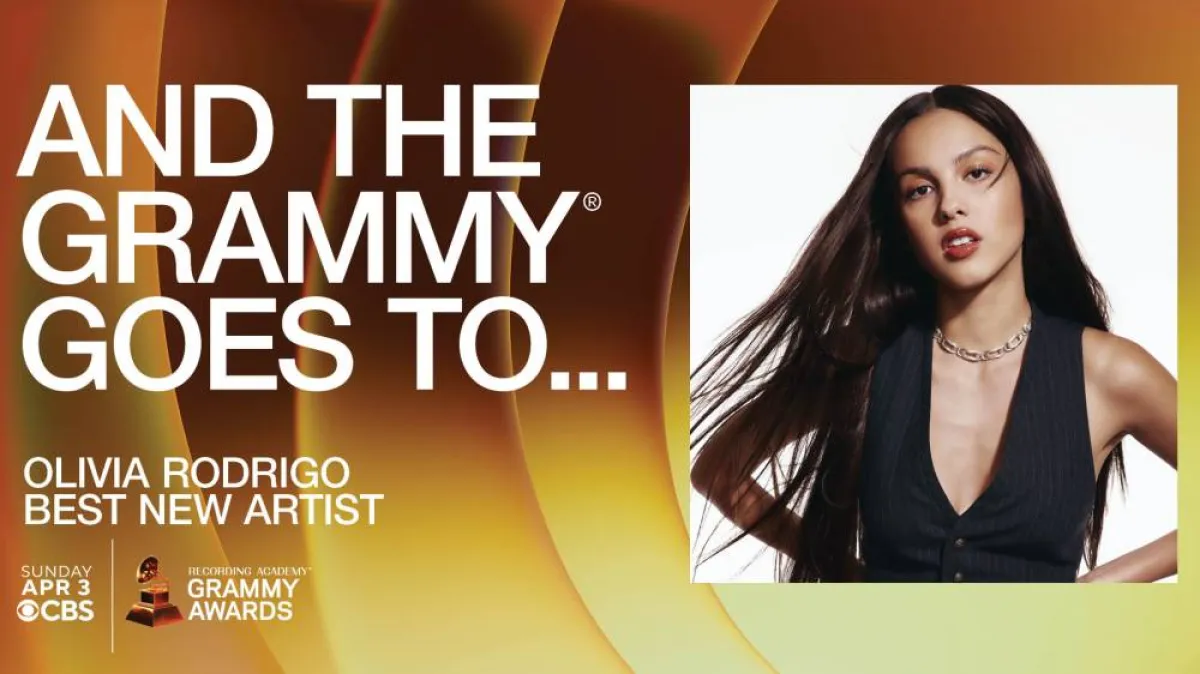 أوليفيا رودريغو أفضل فنانة حديثة- الصورة من حساب غرامي على تويتر