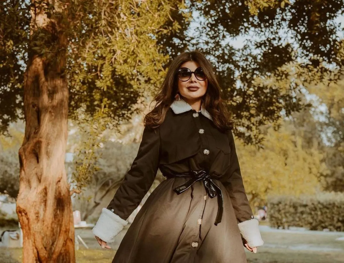 الفنانة إلهام الفضالة - صورة من صفحتها على موقع " انستغرام"