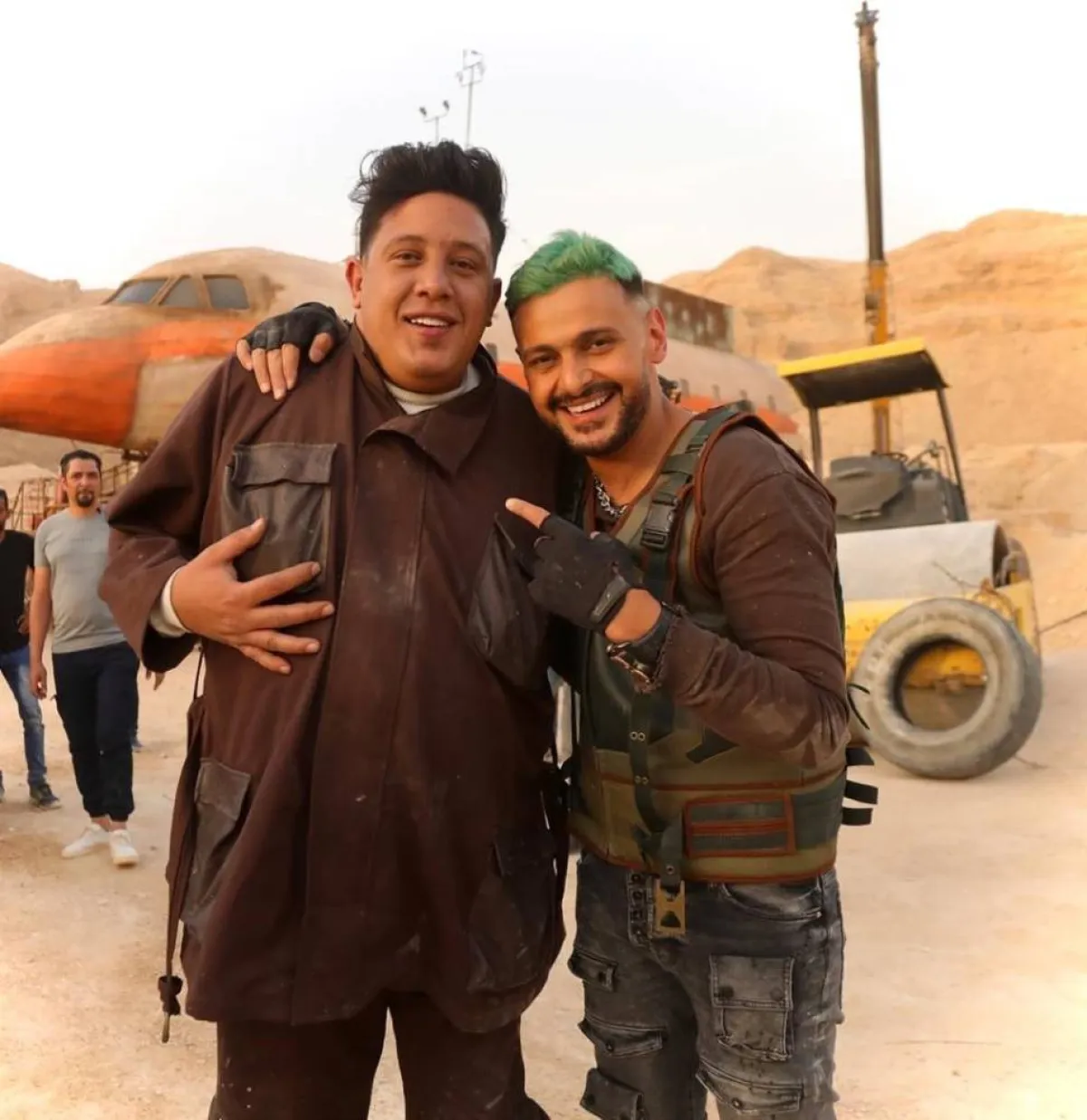 كواليس برنامج " رامز موفي ستار" - الصورة من حساب حمو بيكا على " انستغرام"