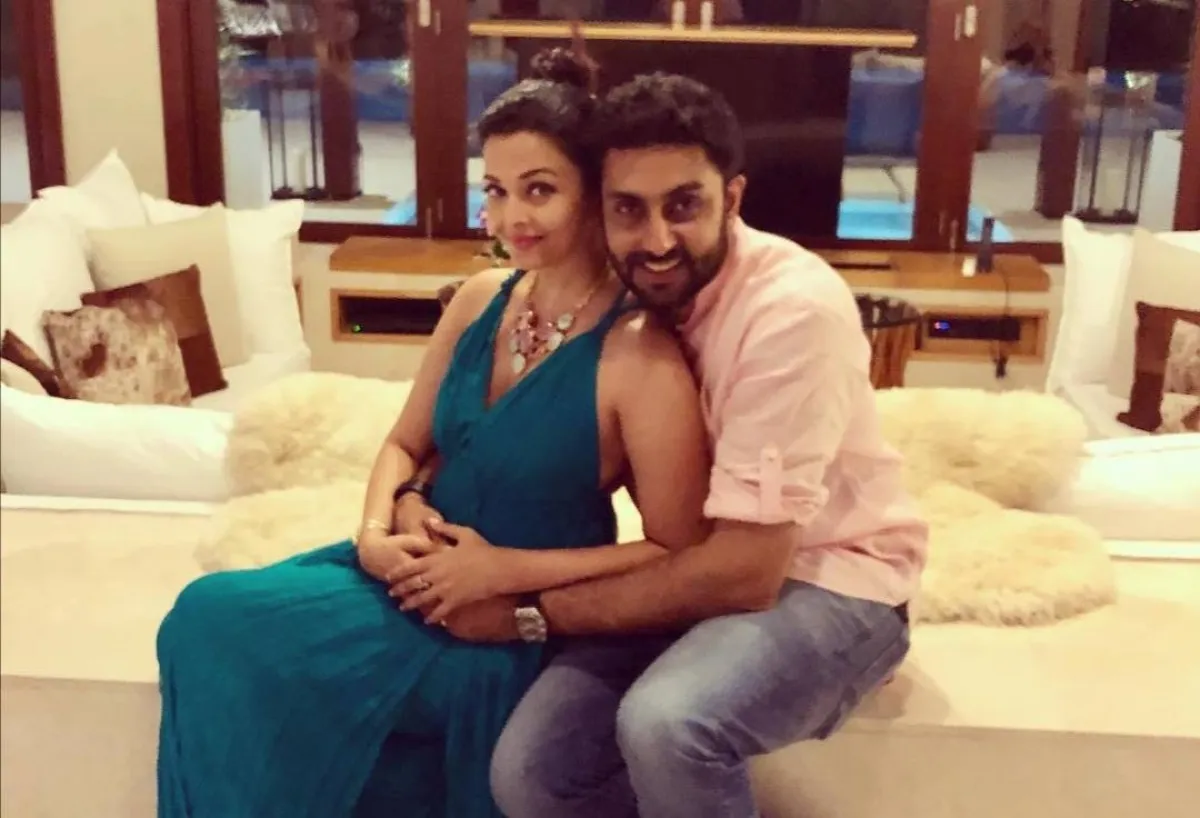 آيشواريا راي وأبهشيك باتشان- الصورة من حساب آيشواريا راي على إنستغرام