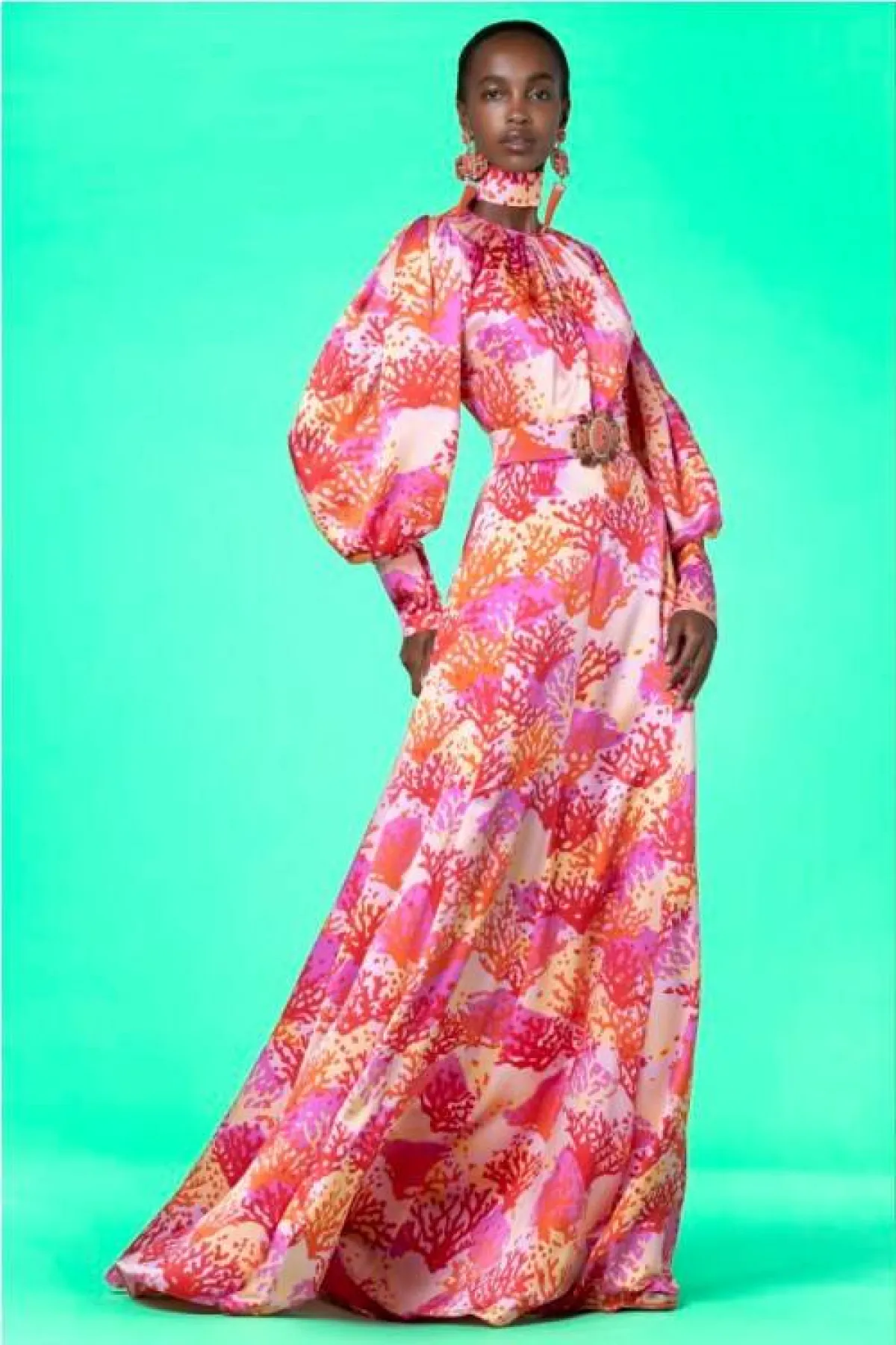 فستان ماكسي محتشم من أندرو جي إن  Andrew Gn