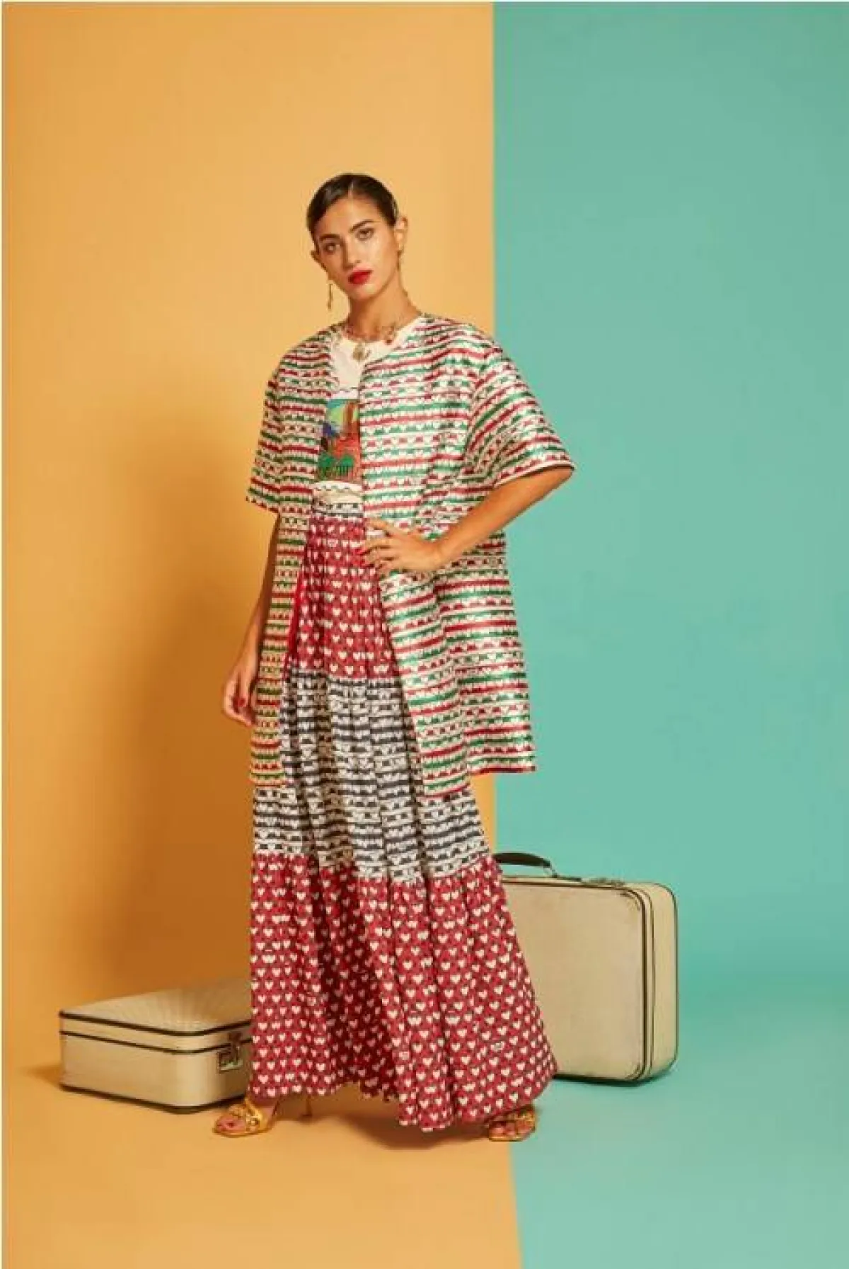 تنورة ماكسي محتشمة من أليساندرو انريكيز  Alessandro Enriquez