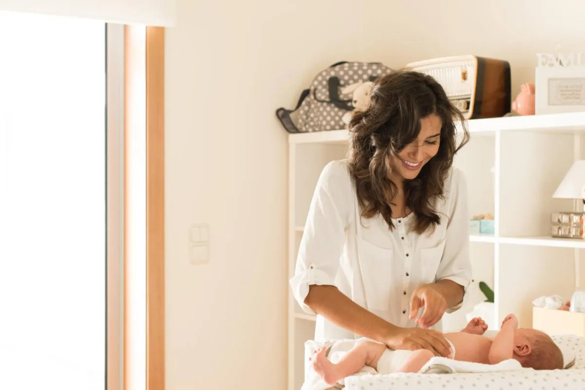 صورة لأم وطفلها