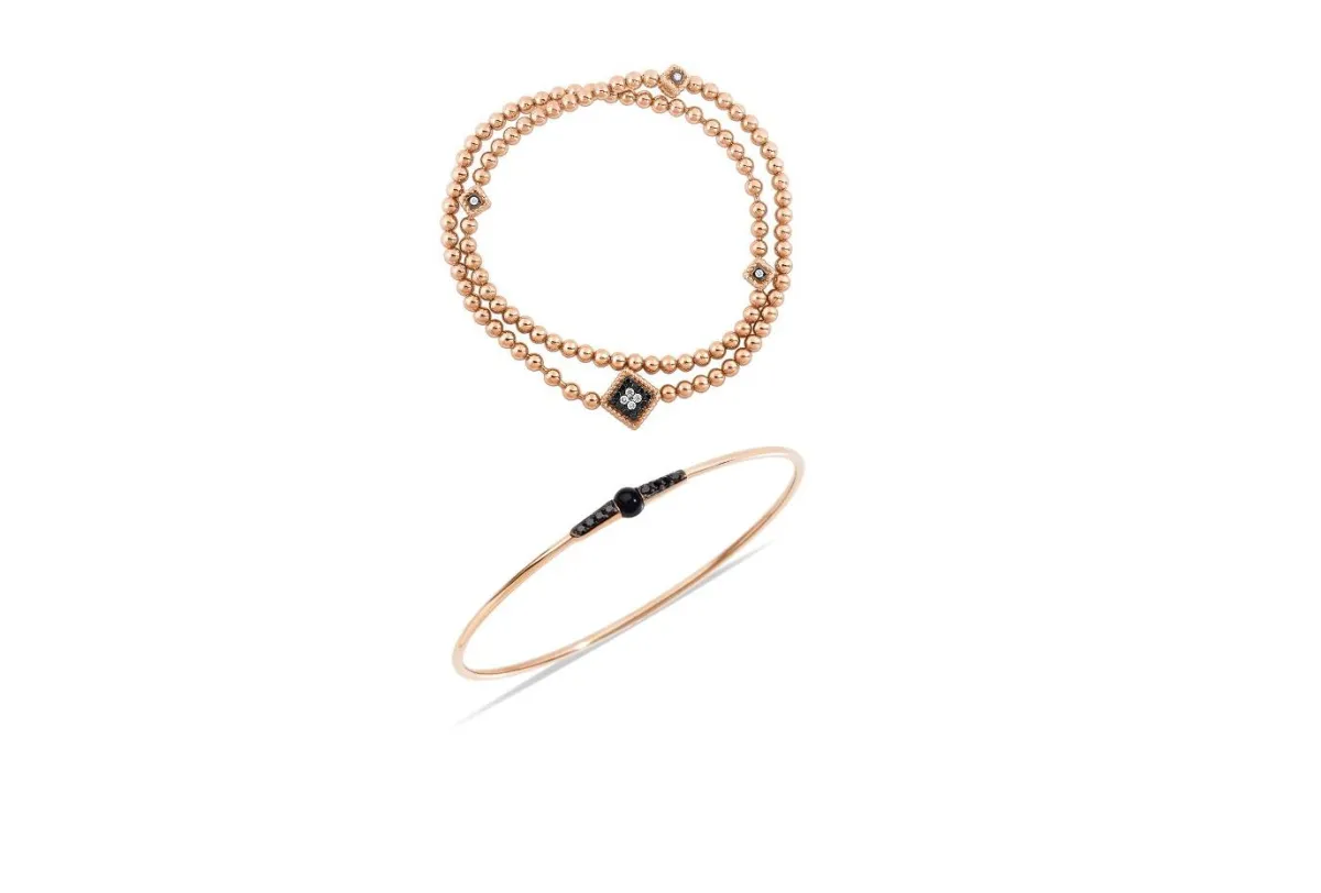 موديلات أساور مرصعة بالألماس الأسود لربيع 2022