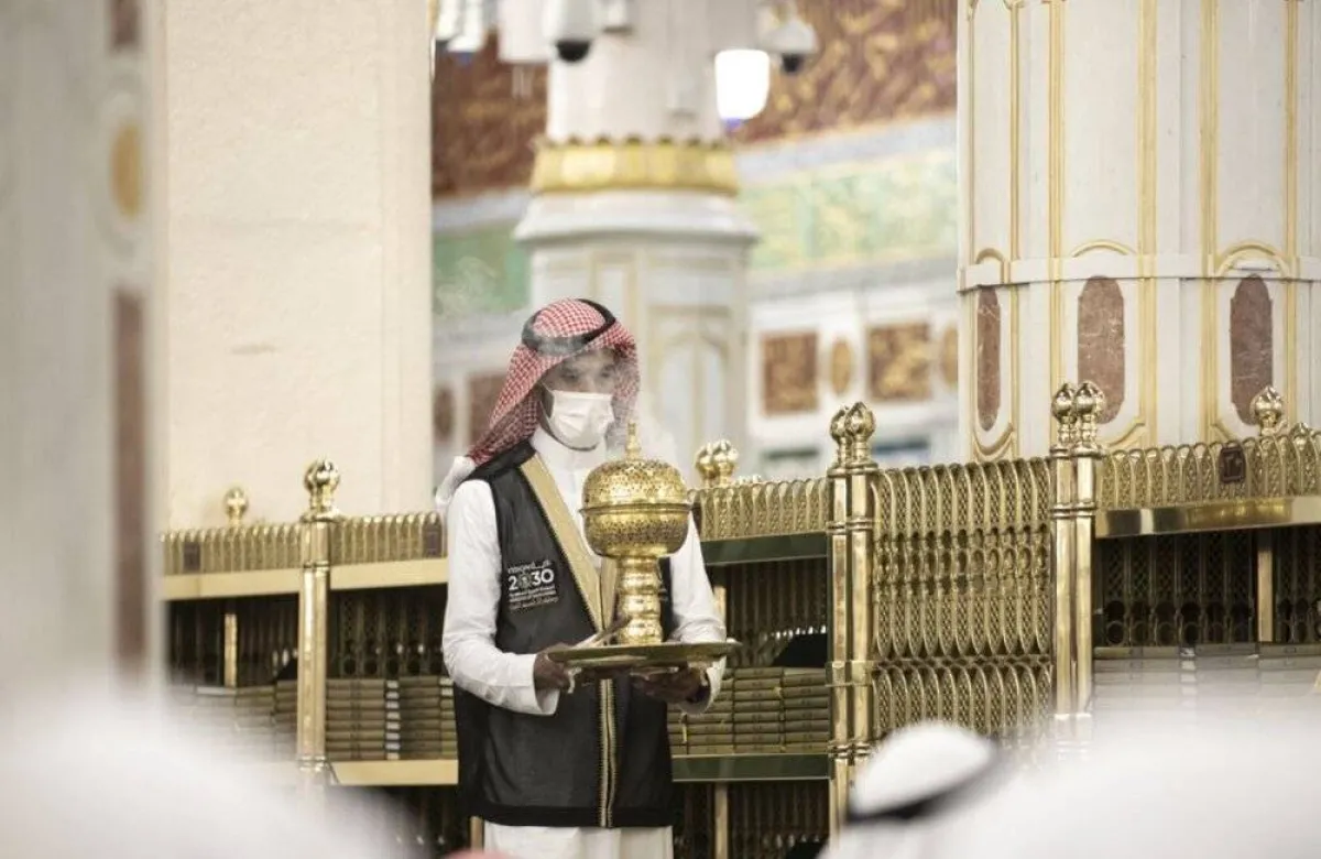 تبخير المسجد النبوي