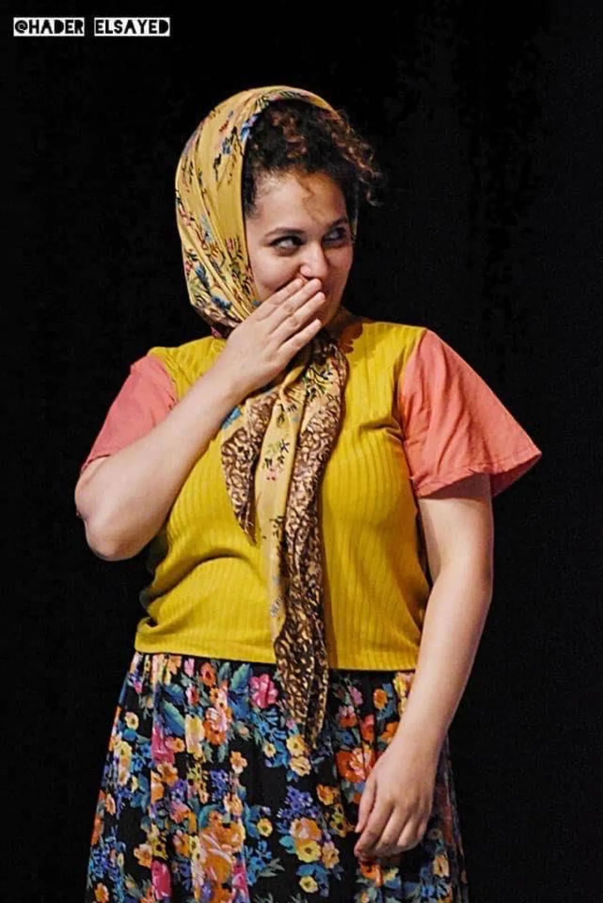 رحمة أحمد - الصورة من حساب حمزة العيلي على فيسبوك