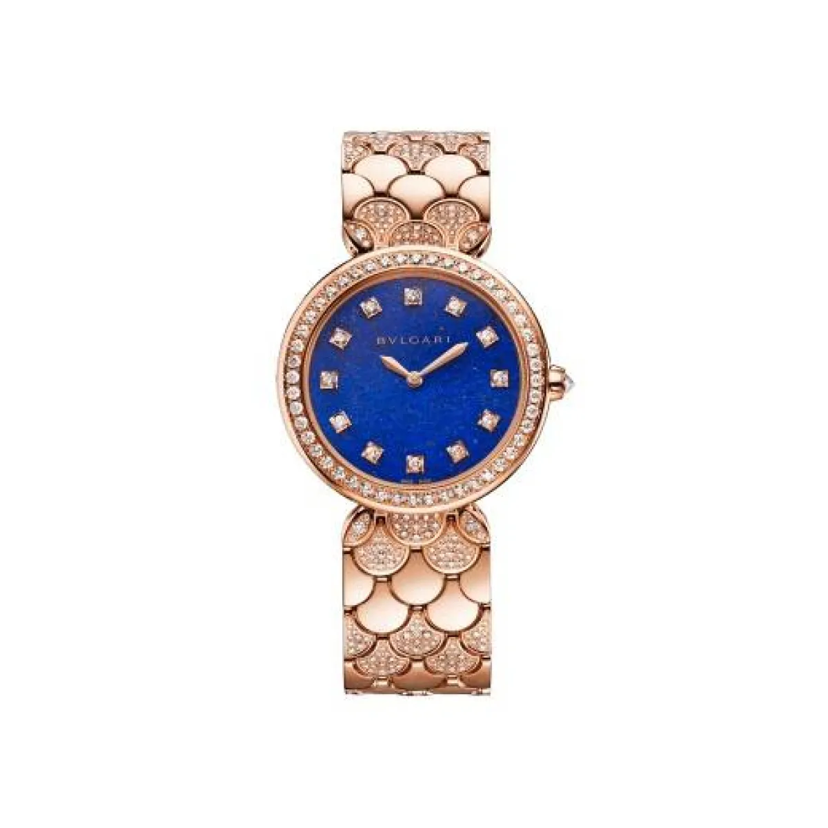 ساعة مرصعة بحجر اللازورد من بلغاري Bvlgari