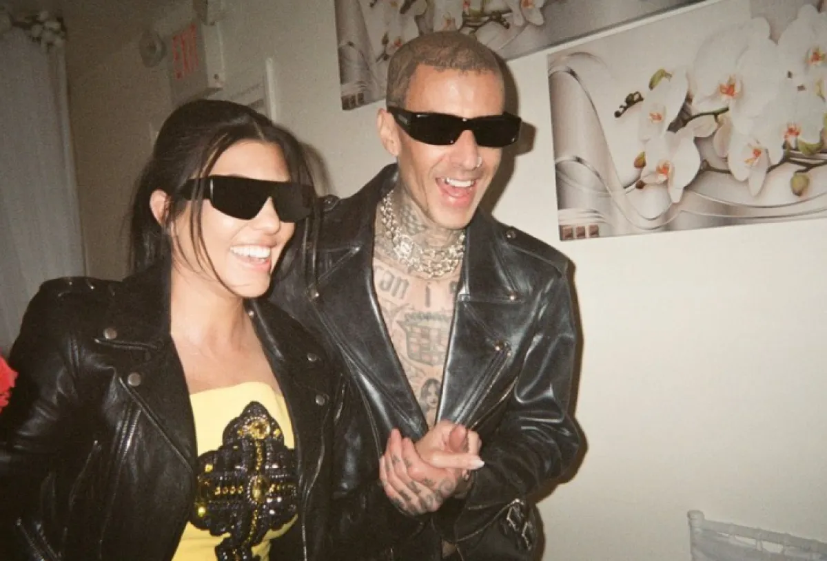 من زفاف كورتني كارداشيان -  الصورة من حسابها في إنستغرام