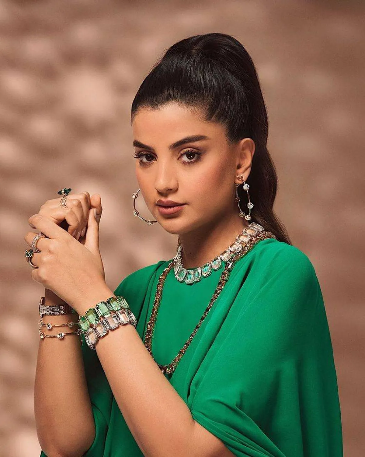 مجوهرات علا فرحات-الصورة من حساب النجمة على انستغرام