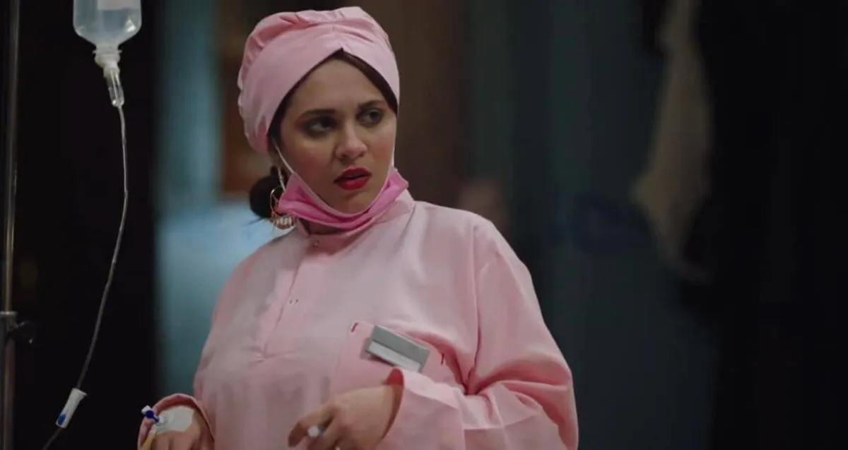 رحمة أحمد - لقطة من المسلسل نشرتها في حسابها على فيس بوك