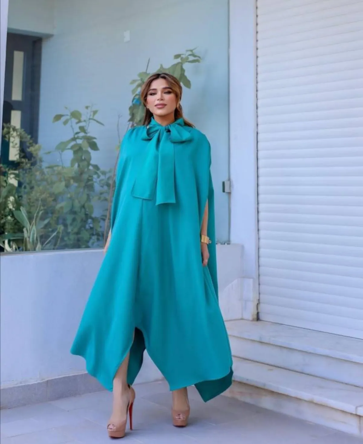 إطلالات نهى نبيل في الأيام الأخيرة من الحمل 