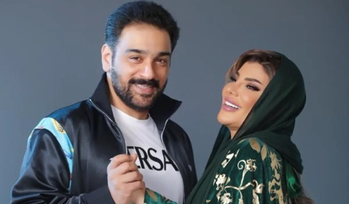 الهام الفضالة وشهاب جوهر - الصورة من حسابها على الانستغرام