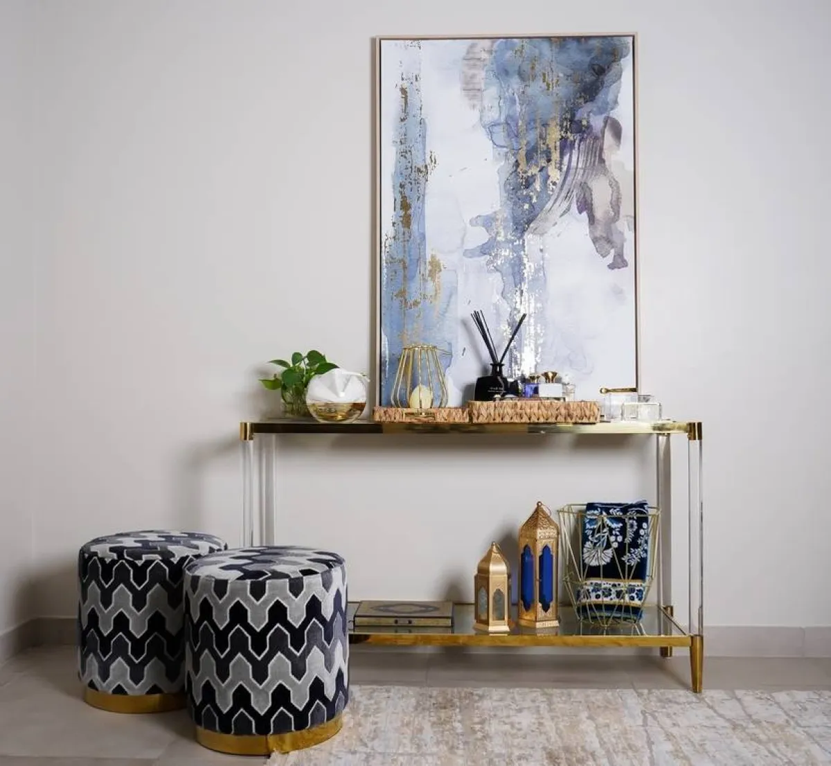 ألوان رمضان بين الماضي والحاضر (الصورة من أعمال مهندسة التصميم الداخلي ليال الحاج)