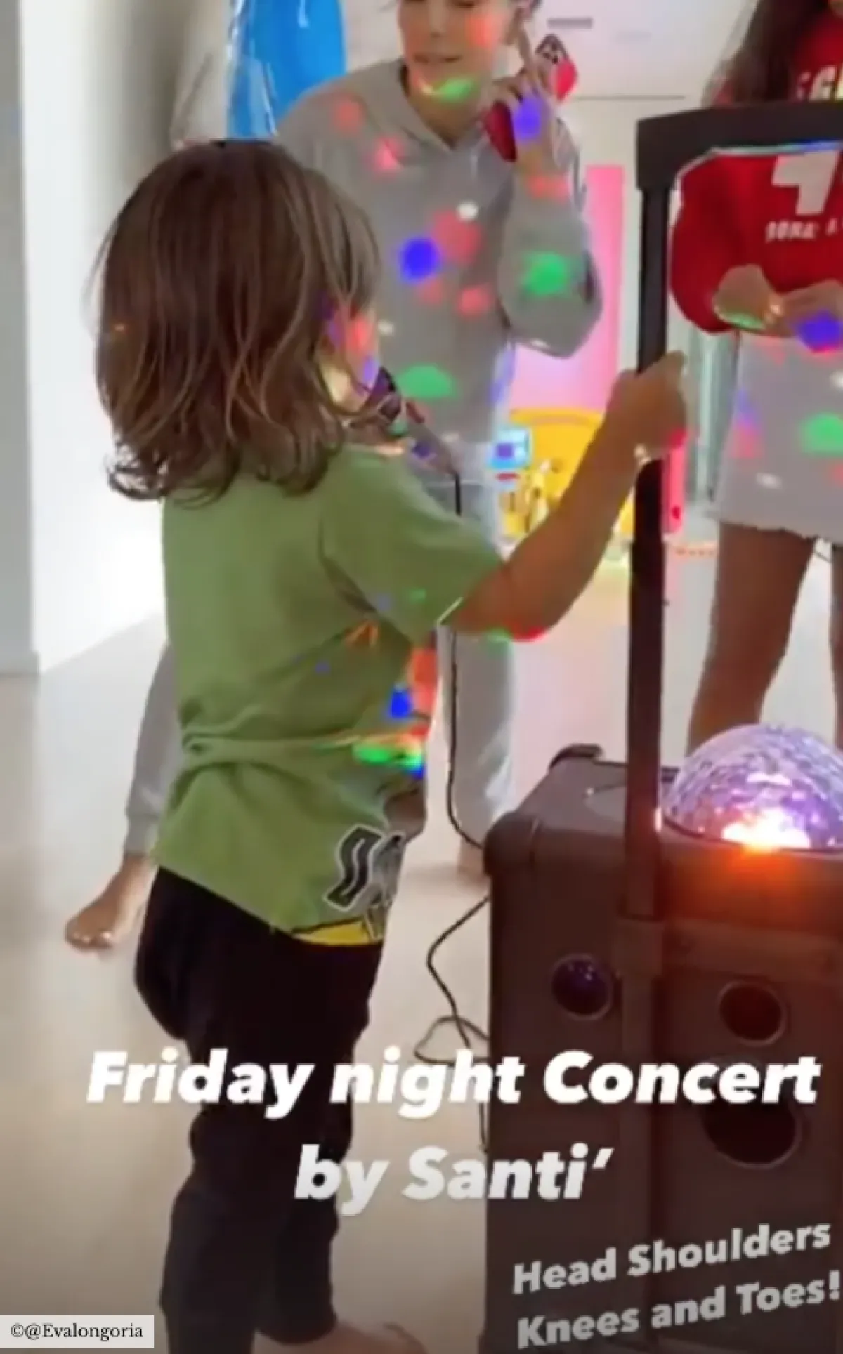 ابن ايفا لونغوريا - الصورة من حسابها في انستغرام