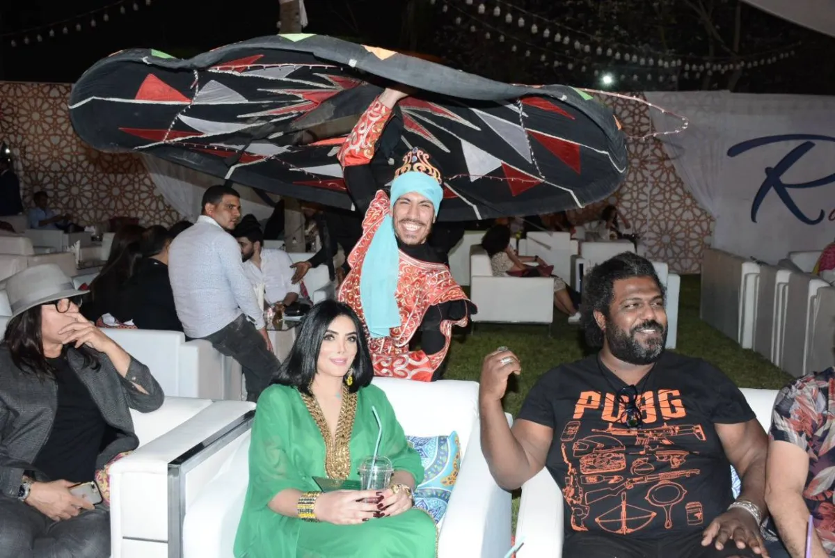 حورية فرغلي وسوشا - الصورة من المسؤول الإعلامي لعدوية