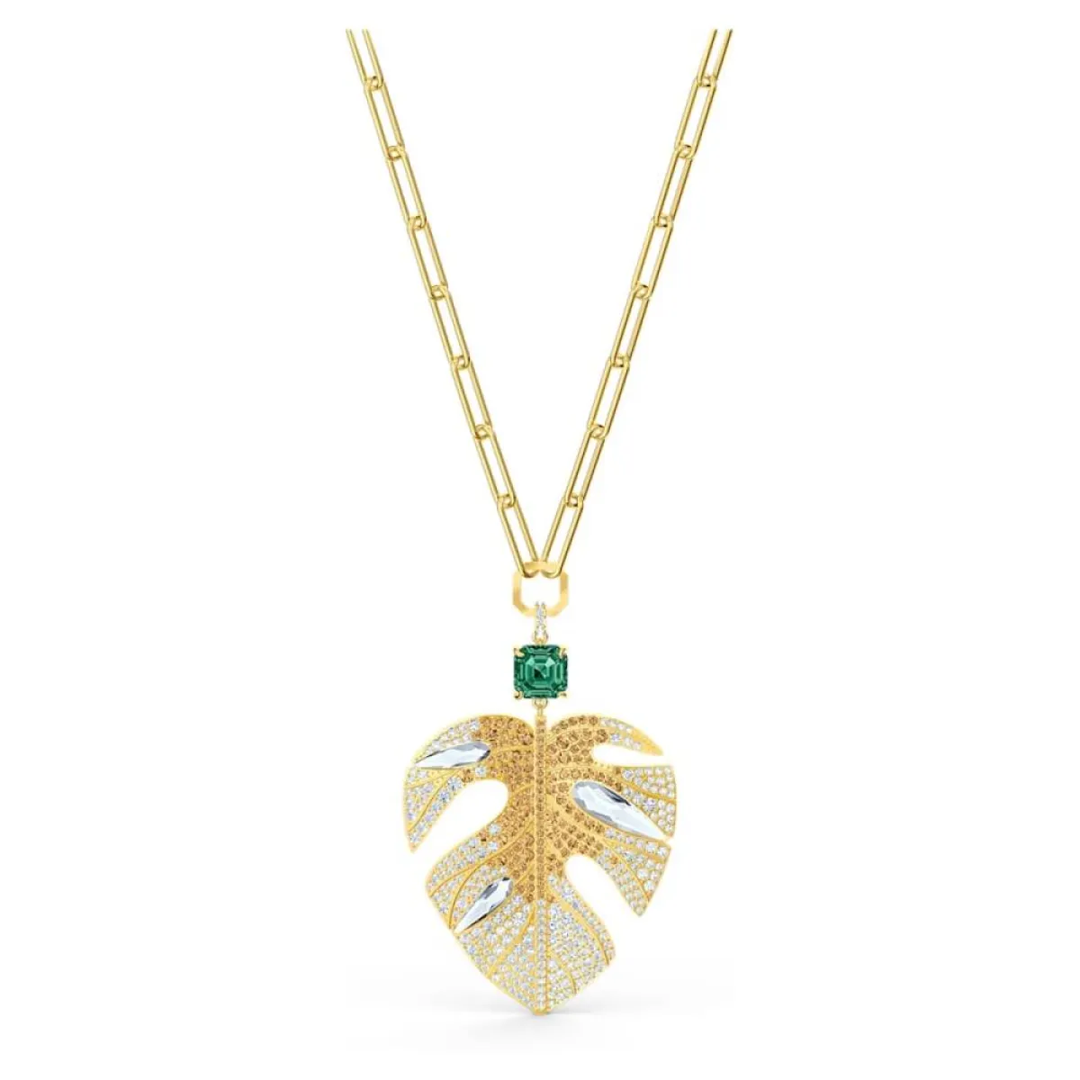 قلادة Tropical Leaf من سواروفسكي Swarovski  