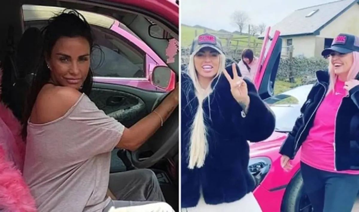 الإعلامية كاتي برايس تحصل على الفيراري الوردي