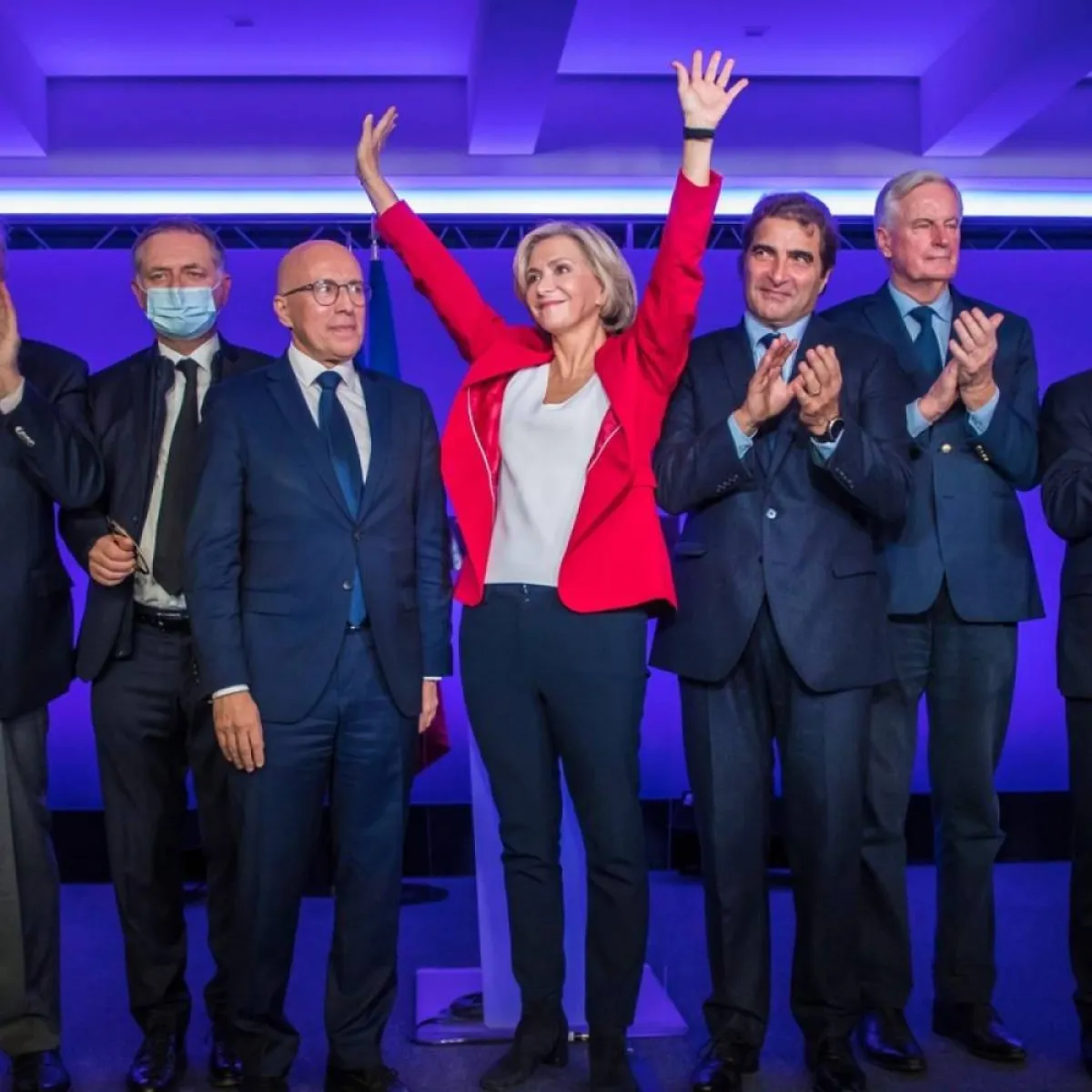 فاليري بيكريس في حملتها الانتخابية