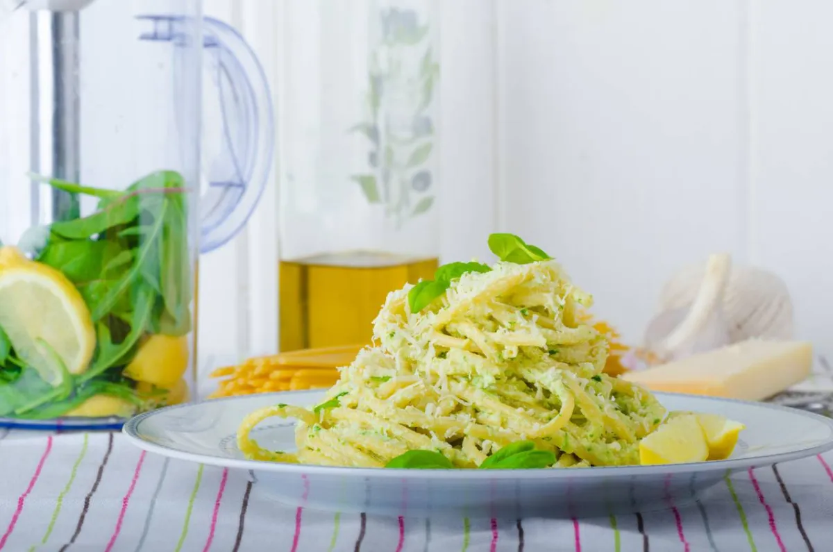 صورة لطبق المعكرونة