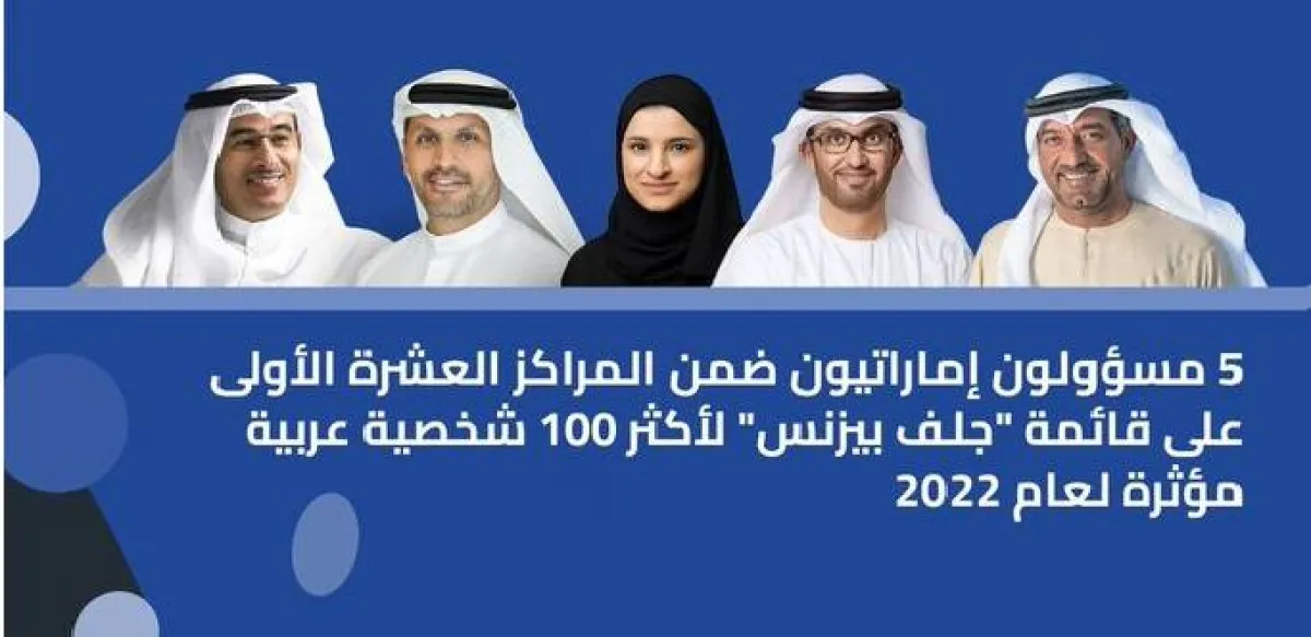 قائمة جلف بيزنس. الصورة من "وام"