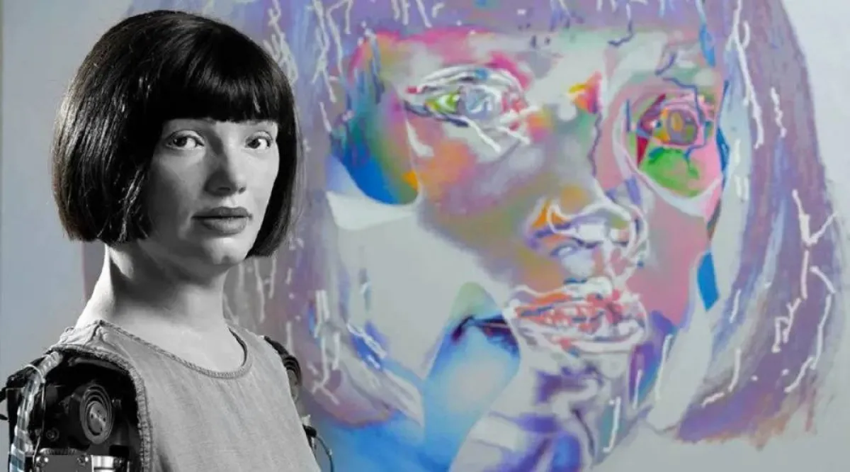 صورة أول روبوت رسام