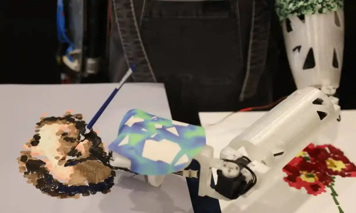 صورة رسم الروبوت