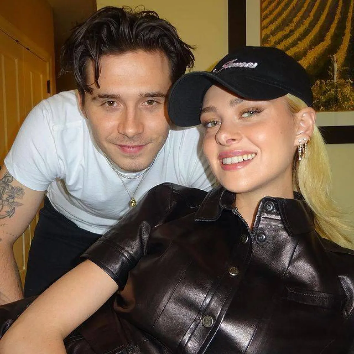 بروكلين بيكهام ونيكولا بيلتز- الصورة من حساب نيكولا بيلتز على إنستغرام