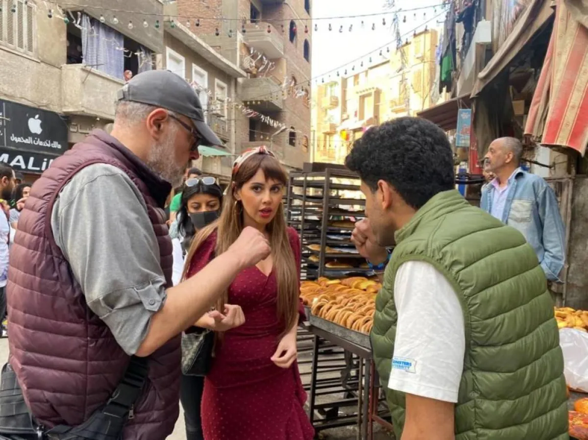 كواليس أول يوم تصوير - الصورة من الشركة المنتجة